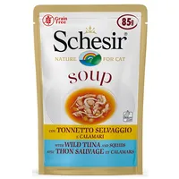 Schesir It Wild Tuna and Squid Soup, 85G - savvaļas tunča un kalmāru zupa Art964178