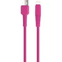 Setty cable Usb - Lightning 1,5 m 2,1A Ksa-L-1.526 pink Gsm165724