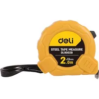 Steel Measuring Tape 2M 13Mm Deli Tools Edl9002B Yellow