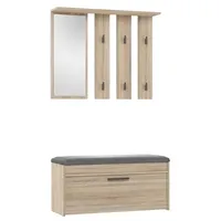 Top E Shop Parma closet 100X35X180 cm, oak sonoma Gard Son