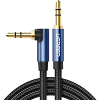 Ugreen audio cable Aux angled minijack 3.5 mm 2M blue Av112 60181-Ugreen
