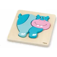 Viga Baby pirmā koka puzle Hippo 59932