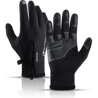 Winter phone sports gloves Size Xl - black Touchscreen Gloves Thickened 1 Black