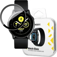 Wozinsky Hibrīds aizsargstikls priekš Samsung Galaxy Watch Active melns 9145576261682
