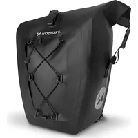 Wozinsky waterproof bicycle bag trunk pannier 25L 2In1 black Wbb24Bk