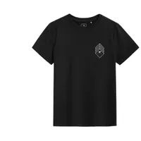 4F T-Shirt Junior Hjz21-Jtsm007B black Hjz21Jtsm007Bgłębokaczerń