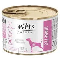4Vets Natural Diabetes Dog - wet dog food 185 g Art1632118