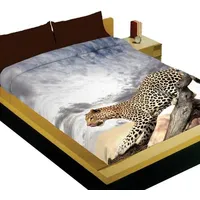 Akrila segas gultas pārklājs 155X220 3D Fluff 44 Leopard Traveler 1640811