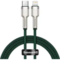 Baseus Cafule Series Metal Data Usb Type C - Lightning Cable Power Delivery 20 W 1 m green Catljk-A06