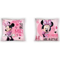 Bērnu spilvendrāna 40X40 3D Mini Minnie Mouse Happy, abpusēja, rozā 0880 1520652