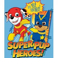 Bērnudārza dvielis 30X50 Paw Patrol blue 2965 bērnu kokvilna Super Pup Heroes suņi rokām 2300972
