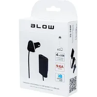Blow car charger  Usbx4 9 6A 75-744