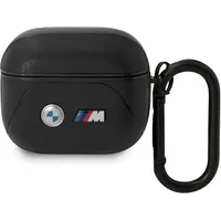 Bmw Bma322Pvtk Airpods 3 gen cover czarny black Leather Curved Line