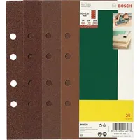 Bosch 25 Sanding Pads 93X230 8 holes Grit 60-240 2607019499