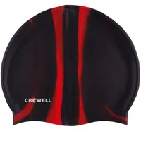 Crowell Multi-Flame-01 silicone swimming cap Multi-Flame-01Na