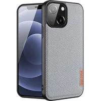 Dux Ducis Fino case covered with nylon material for iPhone 13 mini gray Iphone Mini Crystal Blue