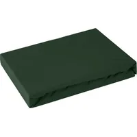 Džersija palags ar gumiju 180X200 tumši zaļš augstajam matracim 30 cm 125 g/m2 373380