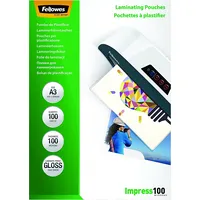 Fellowes A4 Glossy 100 Micron Laminating Pouch - pack 5351111