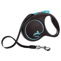 Flexi Automatic leash Black Design M 5 m, Blue Art1108883