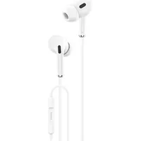 Foneng In-Ear headphones, wired T33, mini jack 3.5Mm, microphone White T33