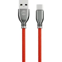 Forever Tornado cable Usb - Usb-C 1,0 m 3A red Gsm097162