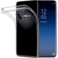Fusion Ultra Back Case 0.3 mm Izturīgs Silikona Aizsargapvalks Priekš Samsung G960 Galaxy S9 Caurspīdīgs Fsn-Bc-U03M-G960-Tr