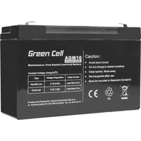Green Cell Agm16 Ups battery Sealed Lead Acid Vrla 6 V 10 Ah Green-Agm16