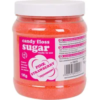Gsg24 Krāsains cukurs kokvilnas konfektes rozā zemeņu garšai 1Kg Cuk-Roz-Tru-1Kg