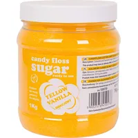 Gsg24 Krāsains cukurs kokvilnas konfektes dzeltenās vaniļas garšai 1Kg Cuk-Zol-Wan-1Kg
