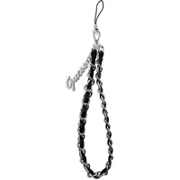 Guess Phone Strap Chain Charms Black Gustsassk