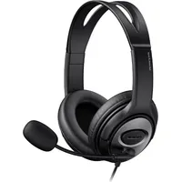 Havit wired headphones H206D on-ear with microphone black