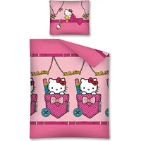Hello Kitty flaneļa gultas veļa 160X200 7421 203430