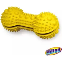 Hilton Spiked Dumbbell 15Cm in Flax Rubber - dog toy 1 piece 152-406007-00