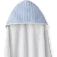 Interbaby Peldkostīms 100X100 Priekšauts, balts, zils, frotē kokvilnas dvielis ar kapuci Ali01243-11