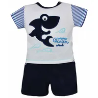 Koala Baby 3139 Shark Summer Komplekts 62 Navy Blue Art1836871
