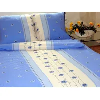 Kokvilnas gultasveļa 200X220 58E Margaretka stāv zila 147007