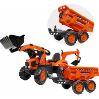 Kubota Tractor Orange ar piekabi 3 gadus 2090W