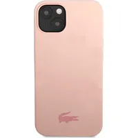 Lacoste Liquid Silicone Glossy Printing Logo Case for iPhone 13 Pink Lchcp13Msi