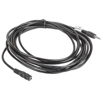 Lanberg Ca-Mjfj-10Cc-0050-Bk audio cable 5 m 3.5Mm Black