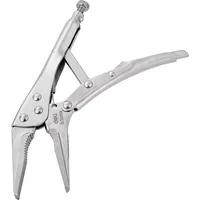 Long Nose Locking Pliers 9 Deli Tools Edl20015B Silver