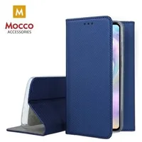 Mocco Smart Magnet Book Case Grāmatveida Maks Telefonam  Samsung Galaxy S21 Ultra Zils 4752168091241