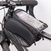 Mocco Ūdensnecaurlaidīga velosipēda rāmja soma ar noņemamu telefona maciņu 4752168114520