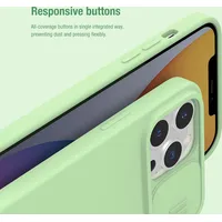 Nillkin Camshield Silky Magnetic Silicone Case for iPhone 13 Pro Max Mint Green 57983106127