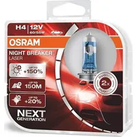 Osram Automobilinės lemputės Night Breaker Laser Next Generation H4, 2 vnt. 64193Nl