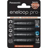 Panasonic  
 rechargeable batteries Eneloop Pro Bk-3Hcde/2Be, 2500 mAh, 500 2Xaa