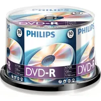 Philips Dvd-R 4.7Gb Cake Box 50 Dm4S6B50F/00