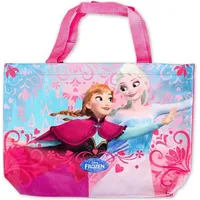 Pludmales iepirkumu soma Frozen Anna Elsa rozā zila 40X27X11 meitenēm 0605 600-060