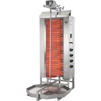 Potis Grila cepeškrāsns kebabu automāts žiroskops elektriskā profesionālā slodze 80 kg 400 V 10,5 kW 10430012