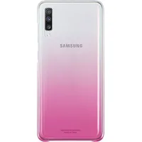 Samsung Ef-Aa705Cpegww Gradation Cover Aizmugures apvalks priekš A705 Galaxy A70 Caurspīdīgs - Rozā