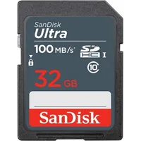 Sandisk memory card 32Gb Sdhc Ultra 100 Mb s Sdsdunr-032G-Gn3In